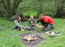 camping family