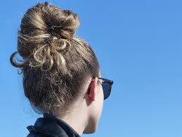 woman with hair extensions
