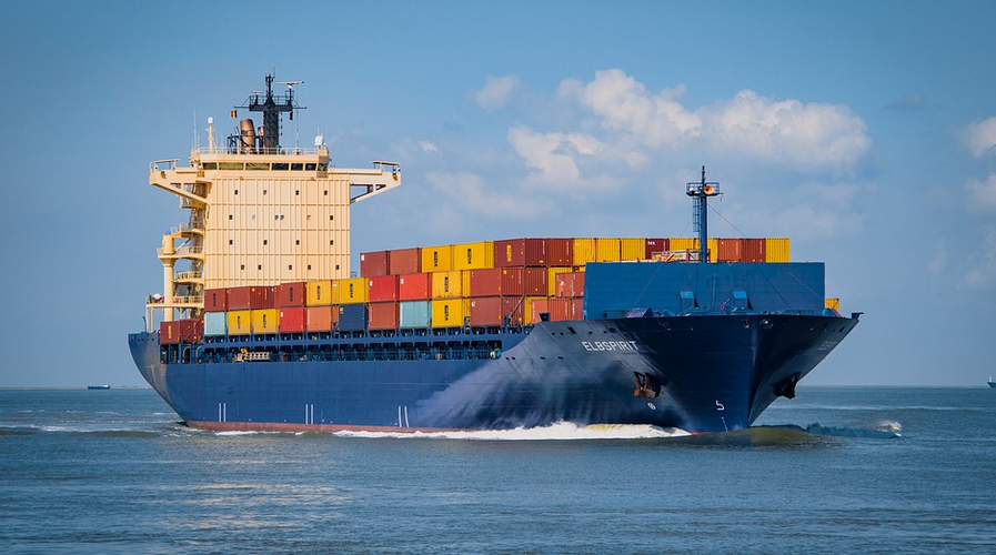 ship in the ocean